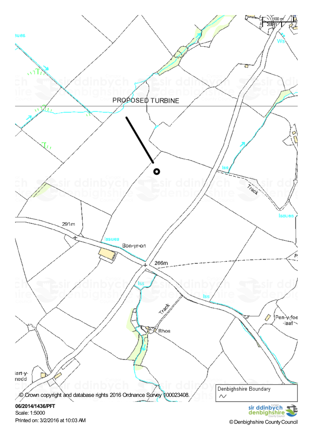 Crown Copyright and Database Rights 2016 Ordnance Survey 100023408