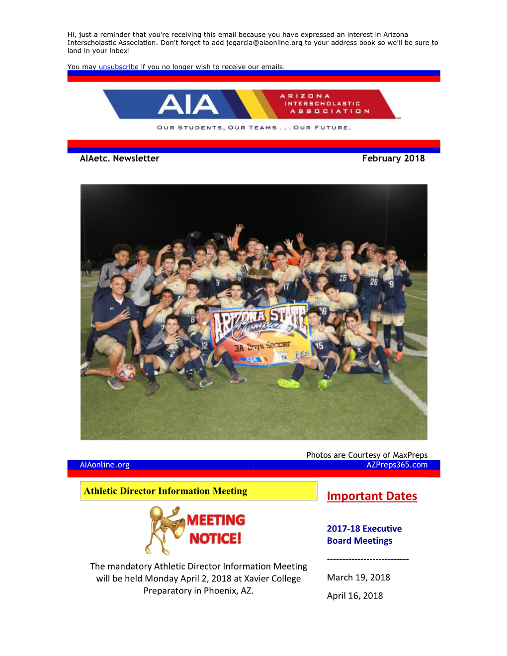 AIA Newsletter