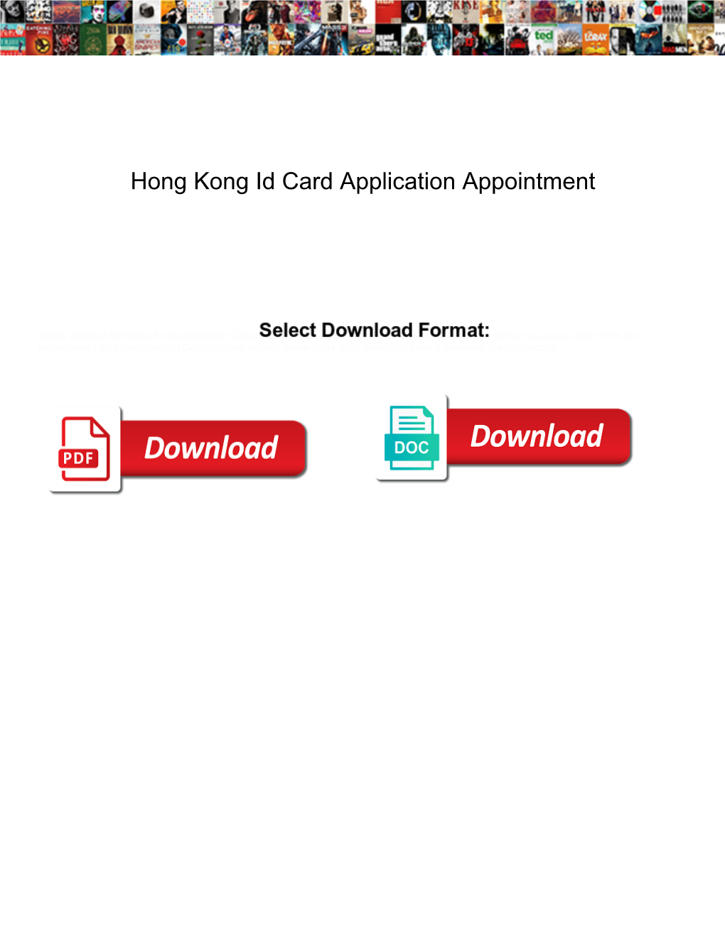 Hong Kong Id Card Application Appointment