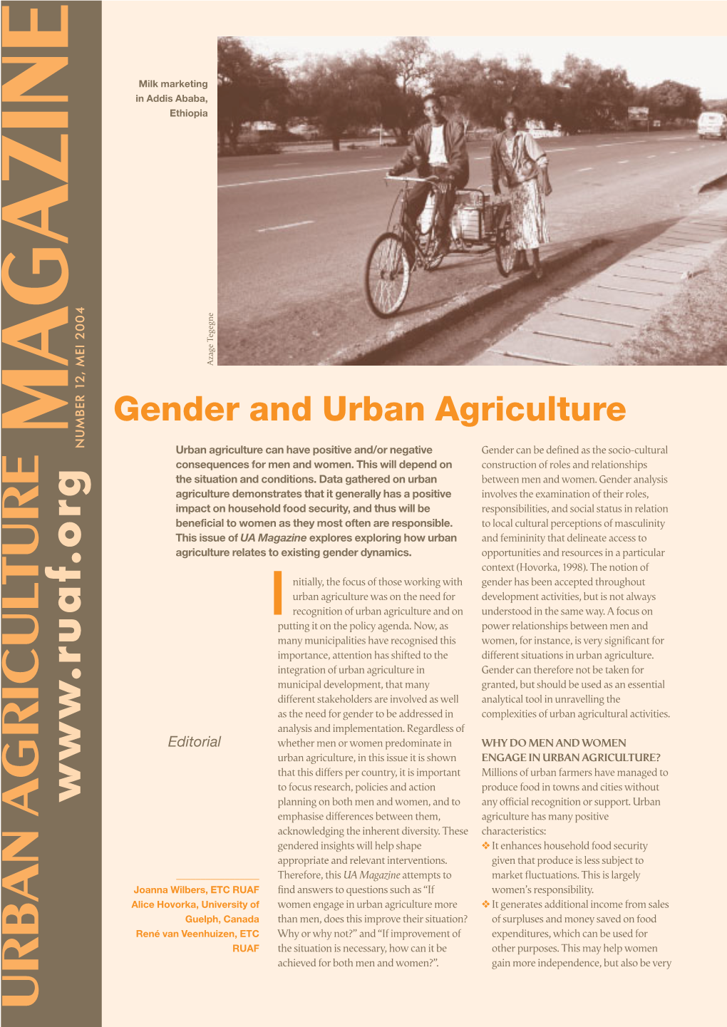 Urban Agriculture MAGAZINE