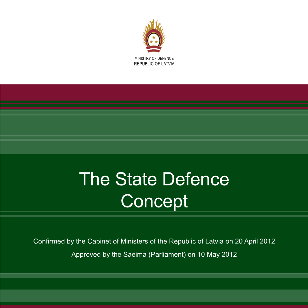 Latvia: the State Defence Concept 2012