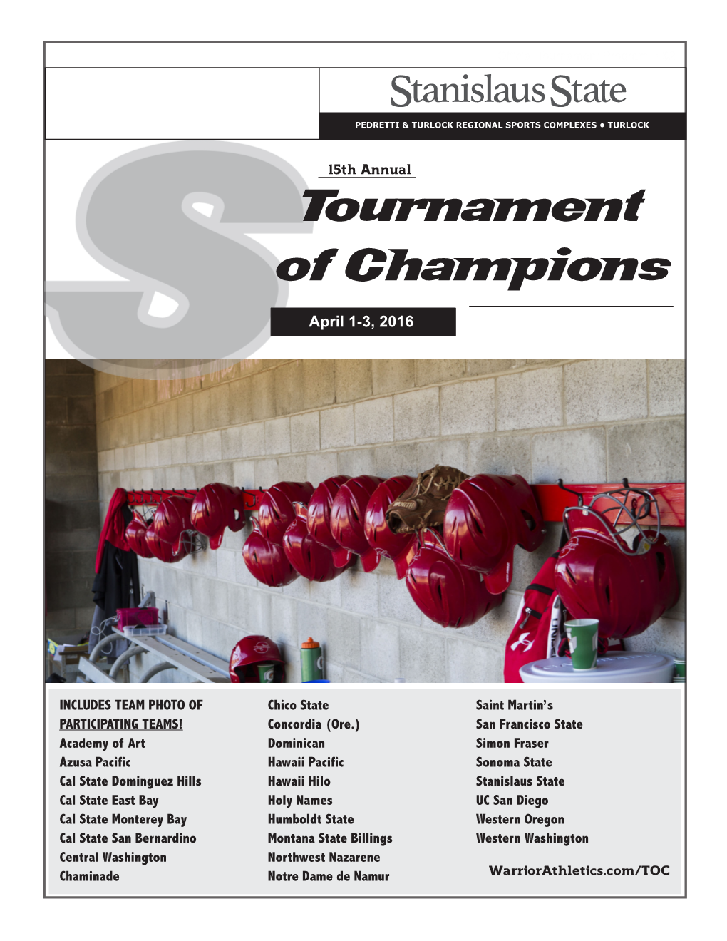 Tournament Schedule (Pdf)