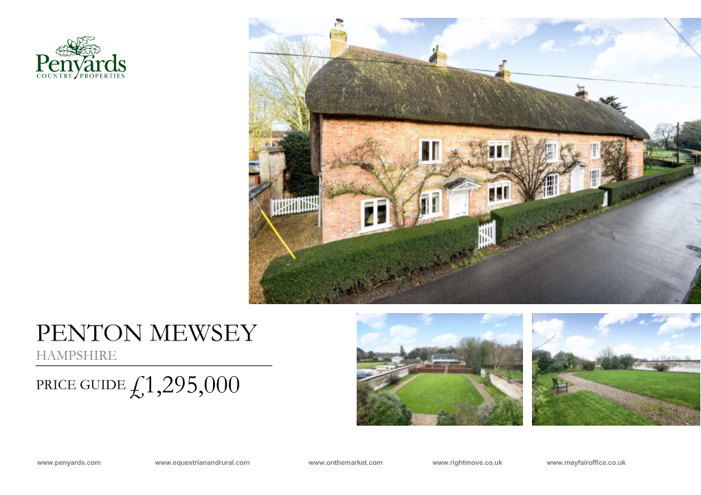 Penton Mewsey Hampshire Price Guide £1,295,000