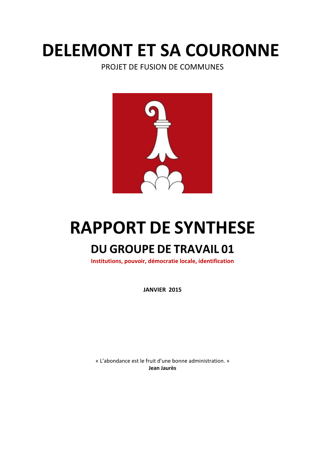 Delemont Et Sa Couronne Rapportdesynthese