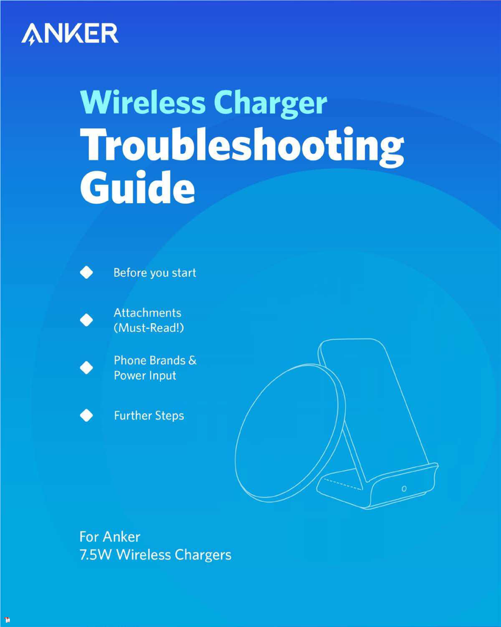 ANKER Wireless Chargers Instructions