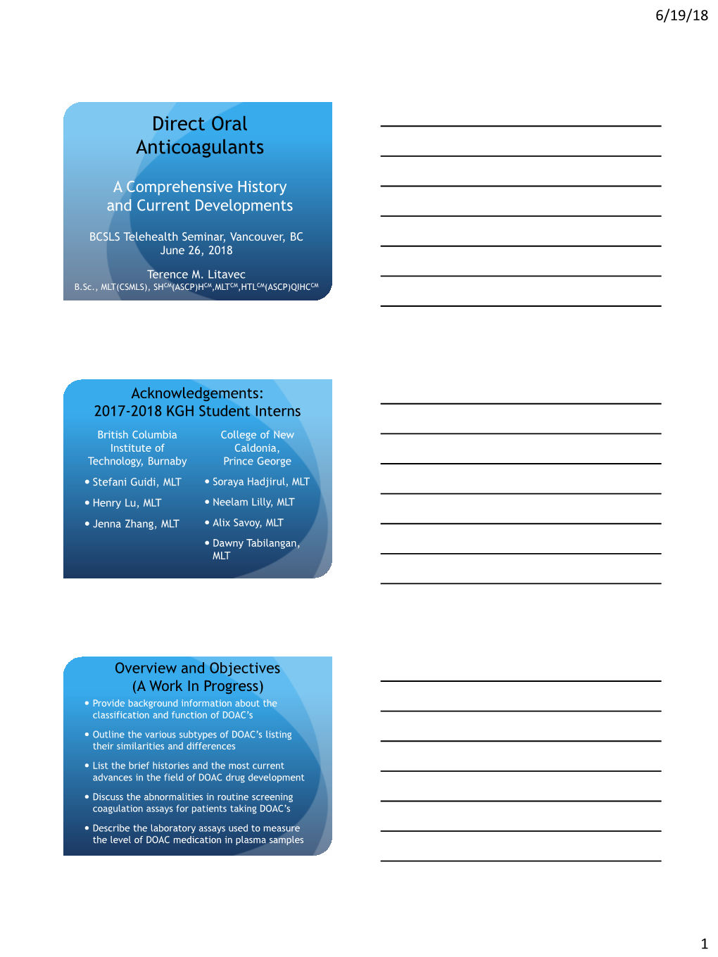 Direct Oral Anticoagulants