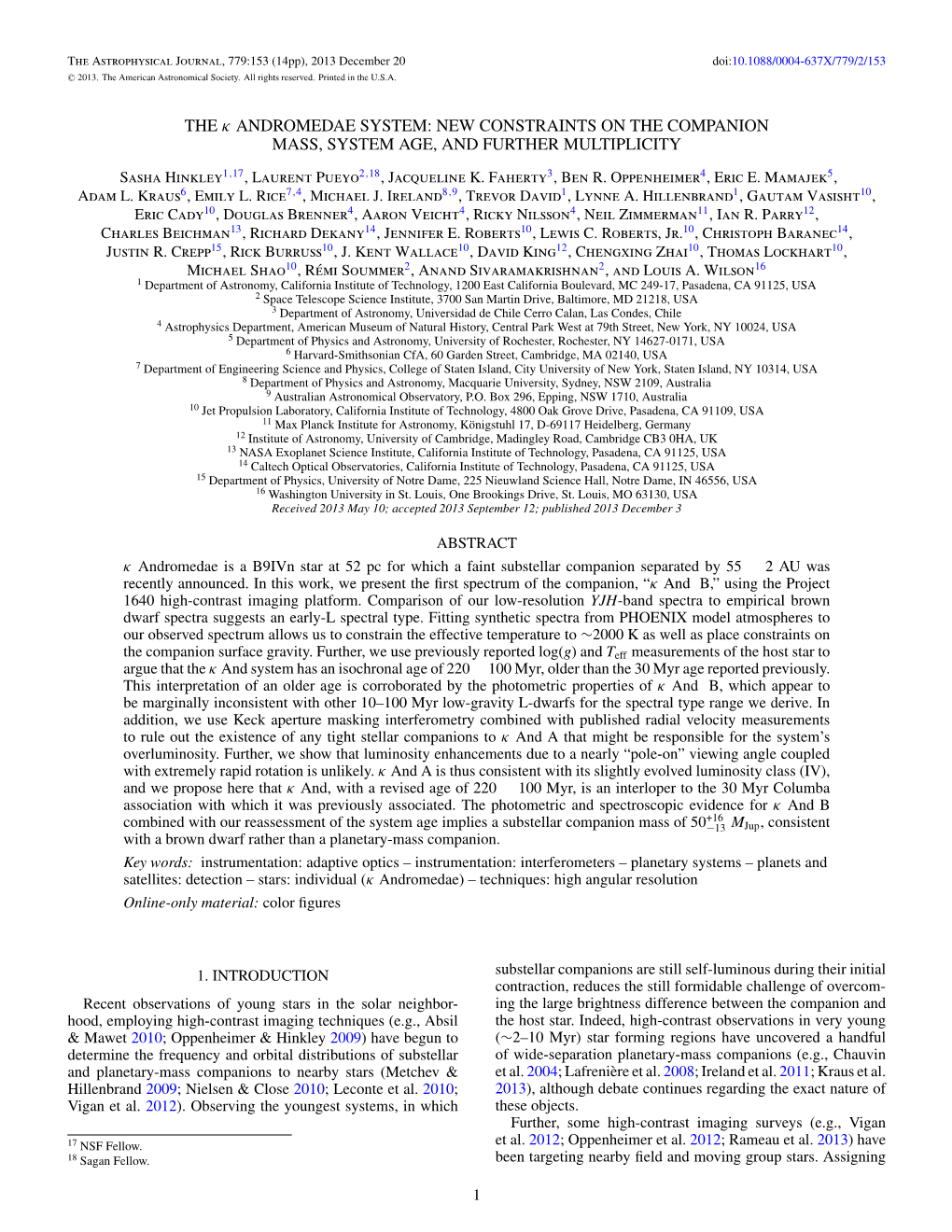 New Constraints on the Companion Mass, System Age, and Further Multiplicity