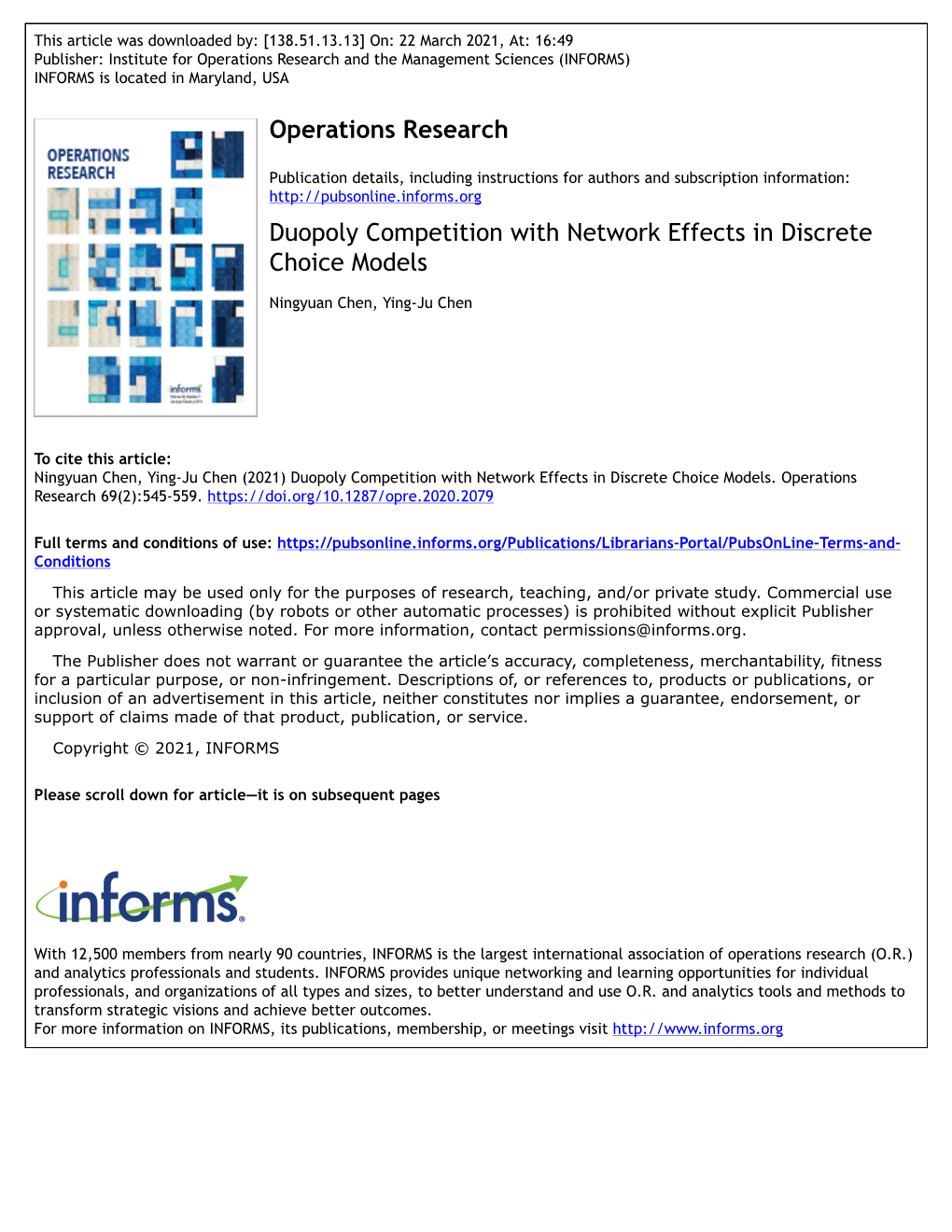 Duopoly Competition with Network Effects in Discrete Choice Models