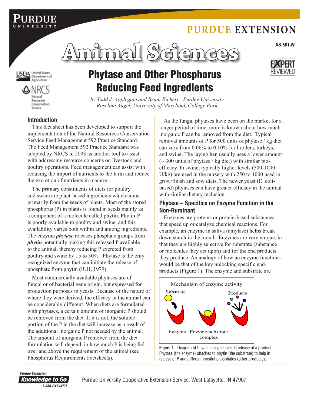 Phytase and Other Phosphorus Reducing Feed Ingredients by Todd J