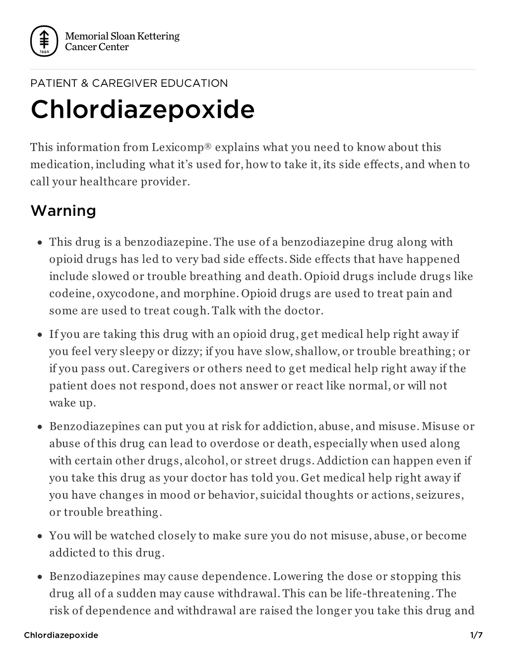 Chlordiazepoxide