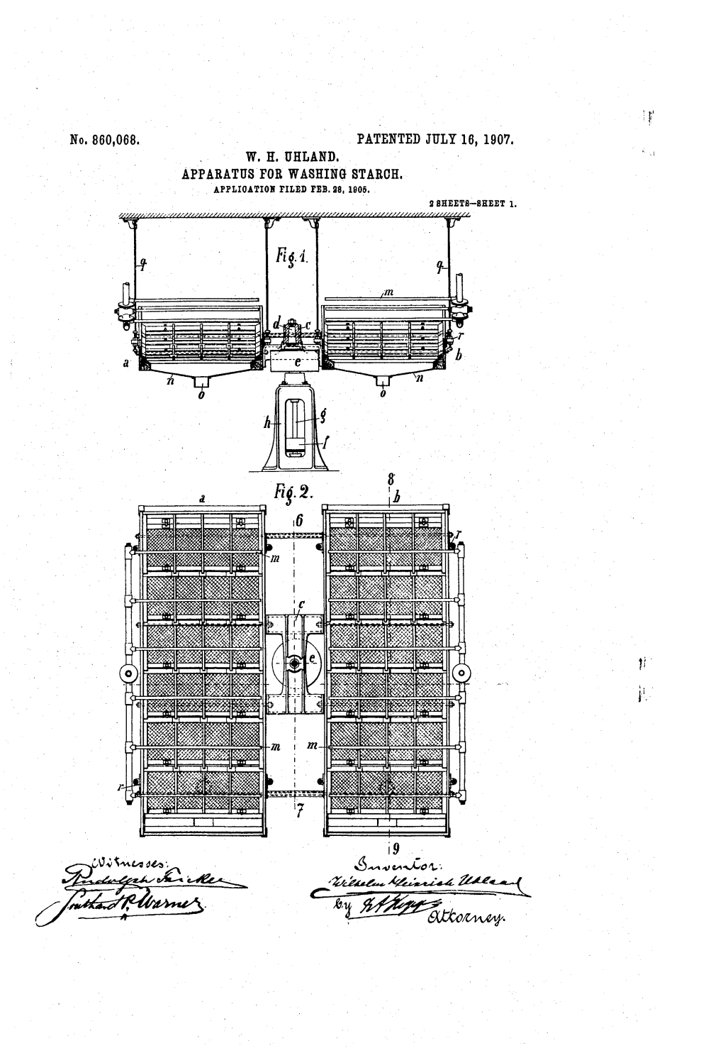 Apparatus'for Washing Stargh