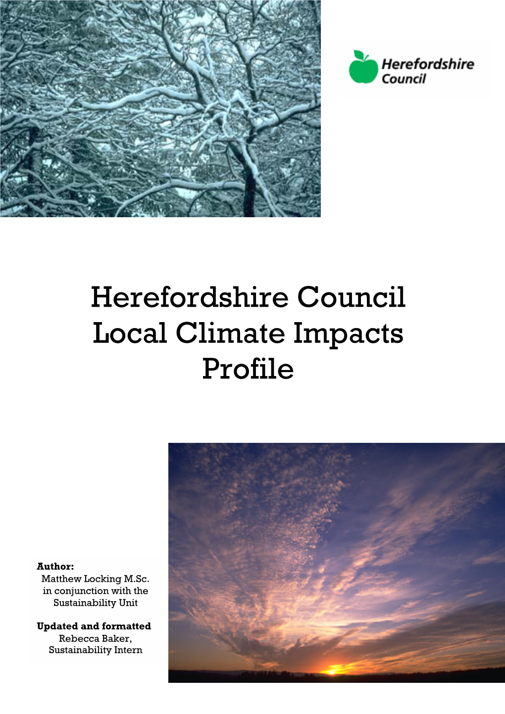 Herefordshire Council Local Climate Impacts Profile