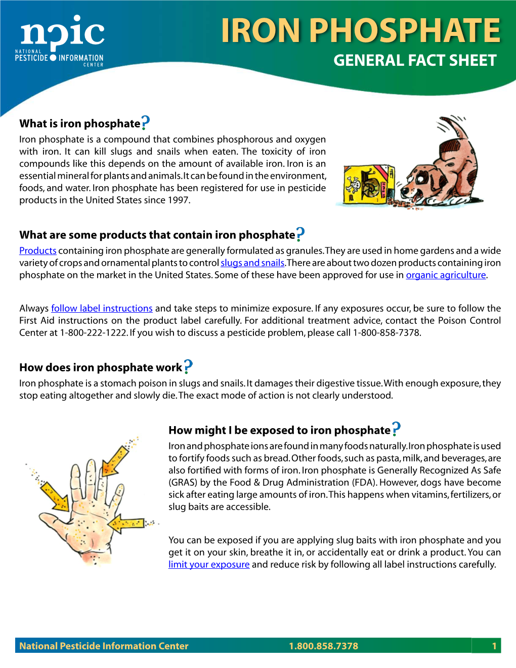 Iron Phosphate General Fact Sheet