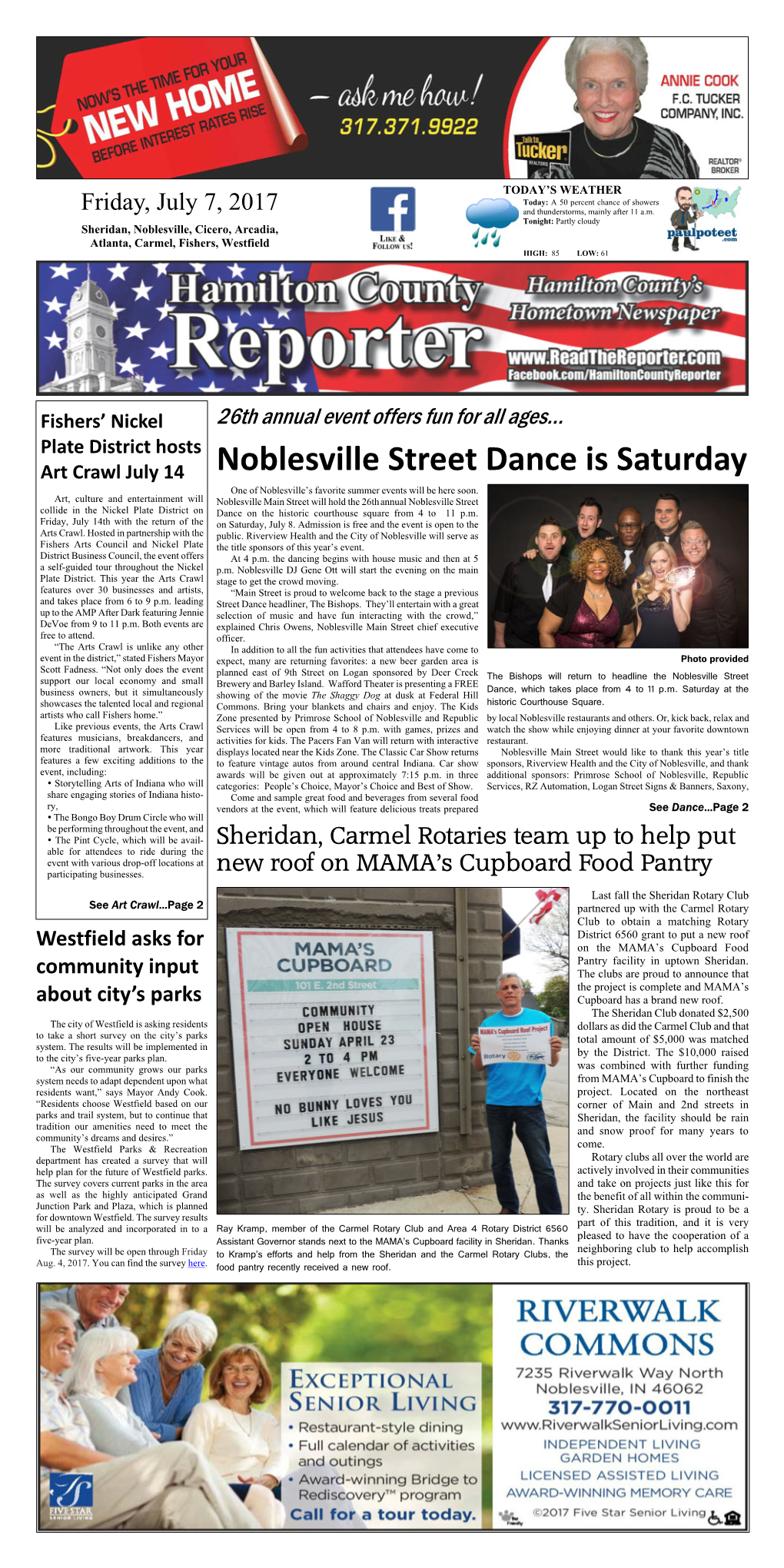 Noblesville Street Dance Is Saturday One of Noblesville’S Favorite Summer Events Will Be Here Soon