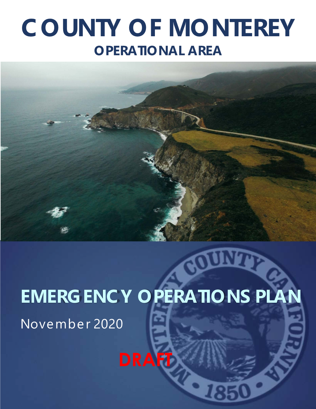 2020 Monterey County Emergency Operations Plan