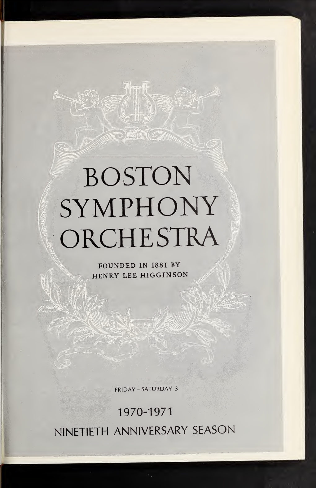 Boston Symphony Orchestra Concert Programs, Season 90, 1970-1971