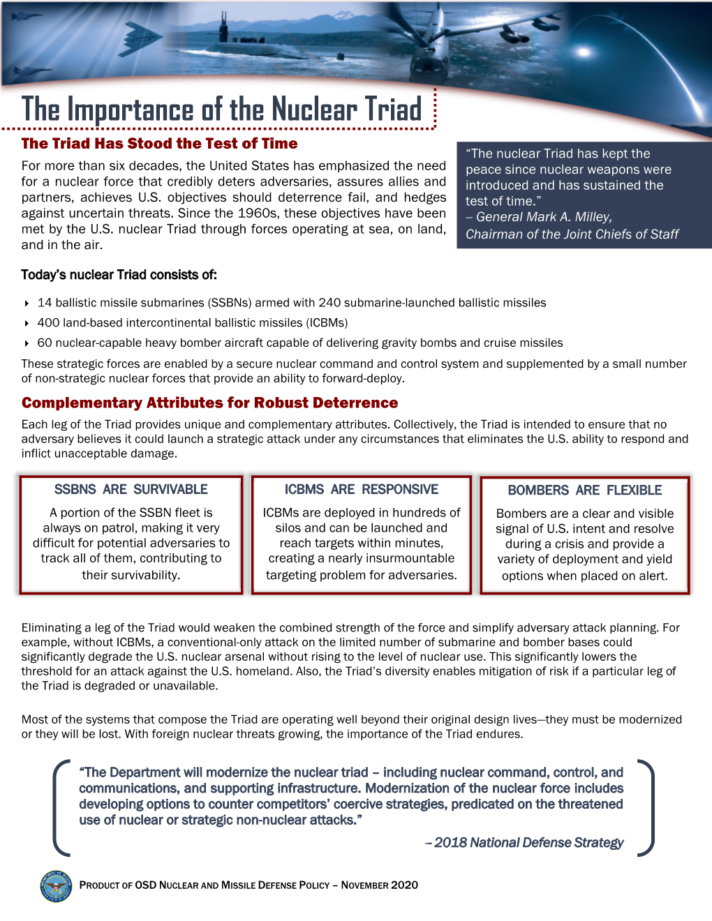 The Importance of Modernizing the Nuclear Triad