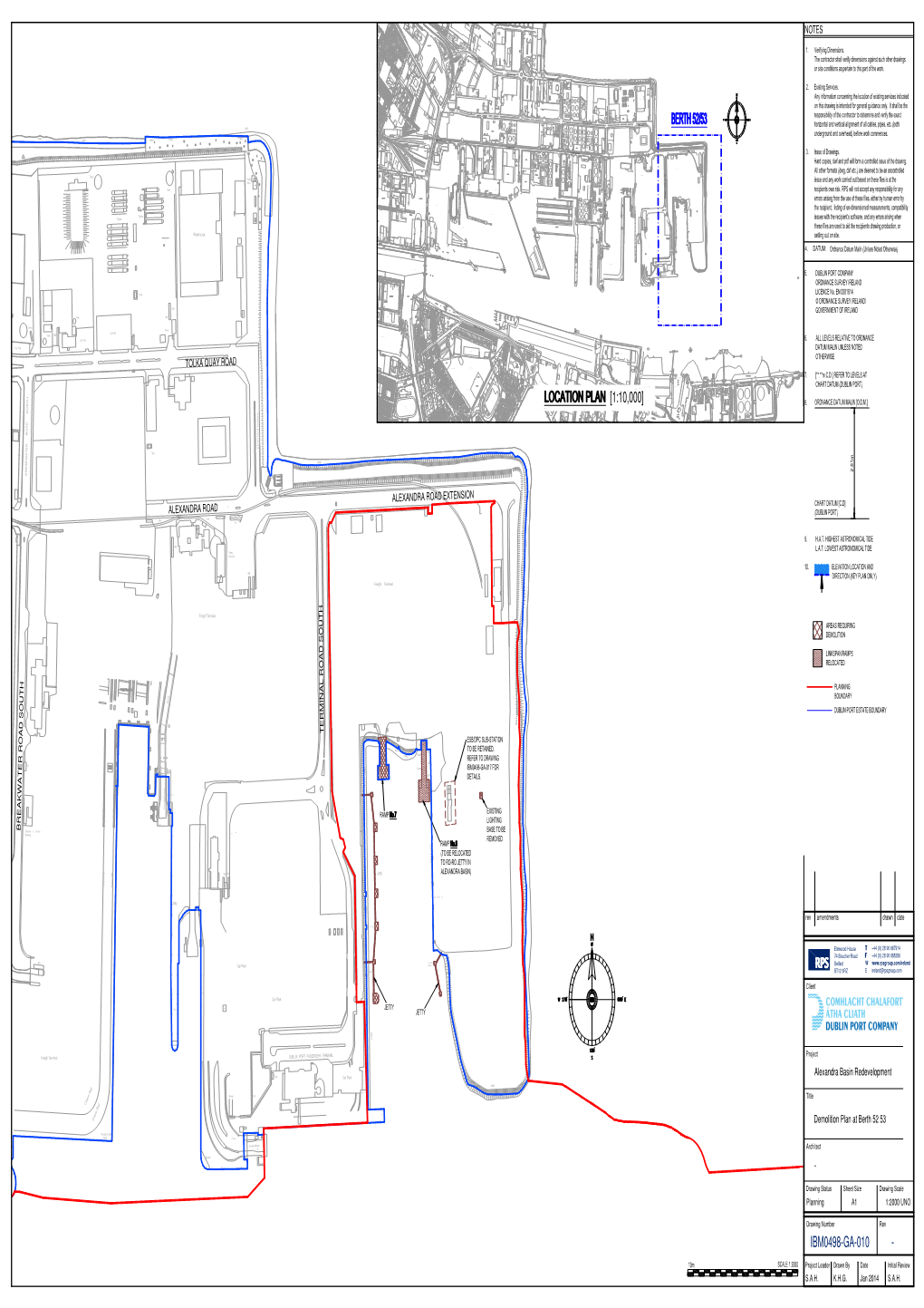 IBM0498-GA-010 Demolition Plan At