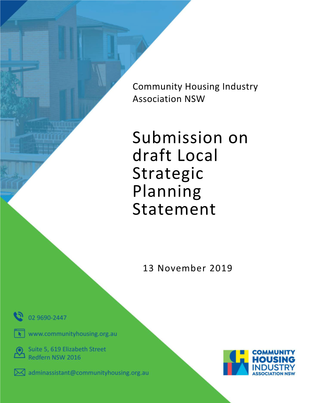 Submission on Draft Local Strategic Planning Statement