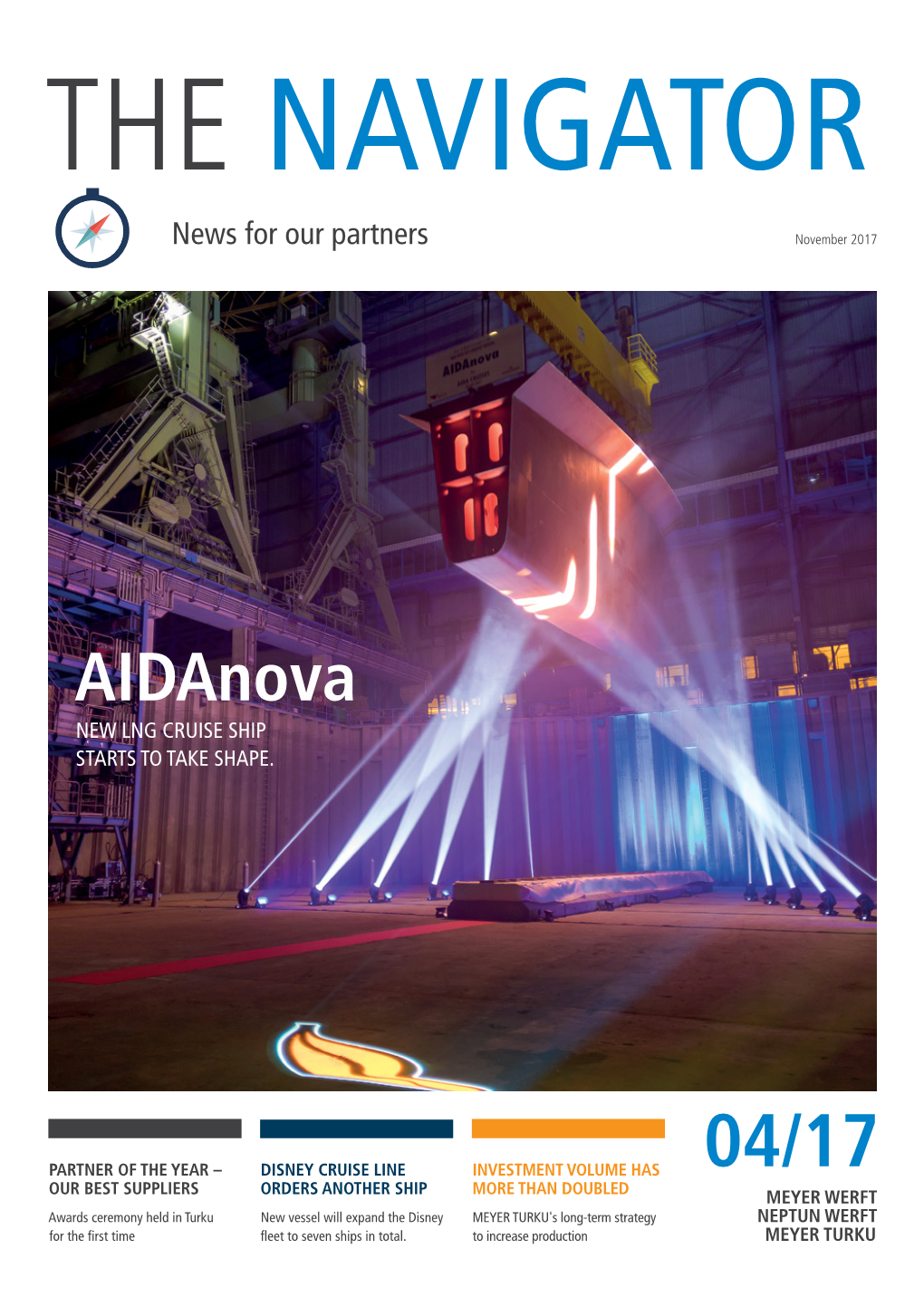 Aidanova NEW LNG CRUISE SHIP STARTS to TAKE SHAPE