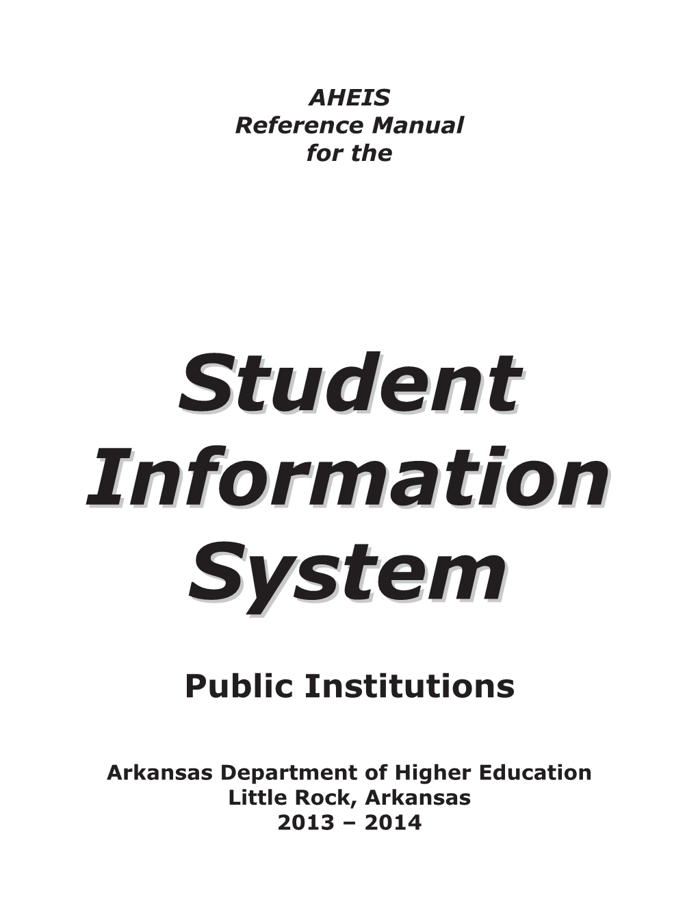 Student Information System, Contact