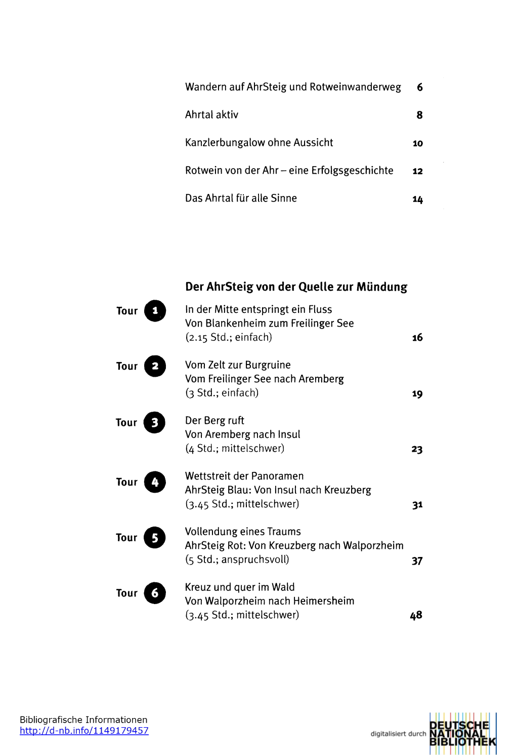 12 14 Der Ahrsteig Von Der Quelle Zur Mündung 16 19 23 31 37 48