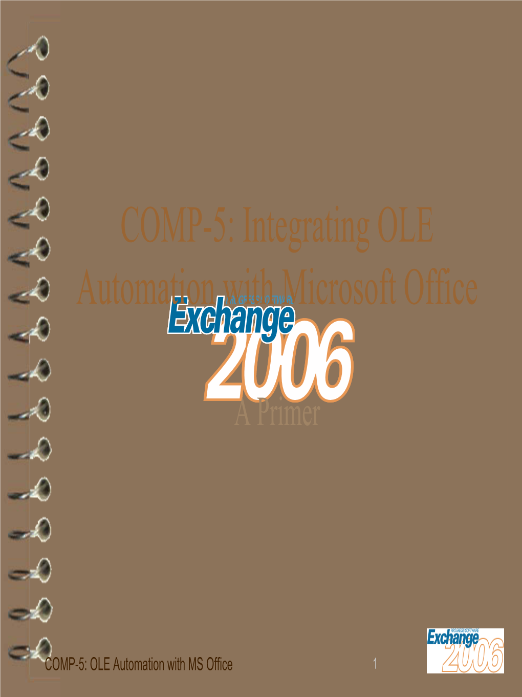 Integrating OLE Automation with MS Office