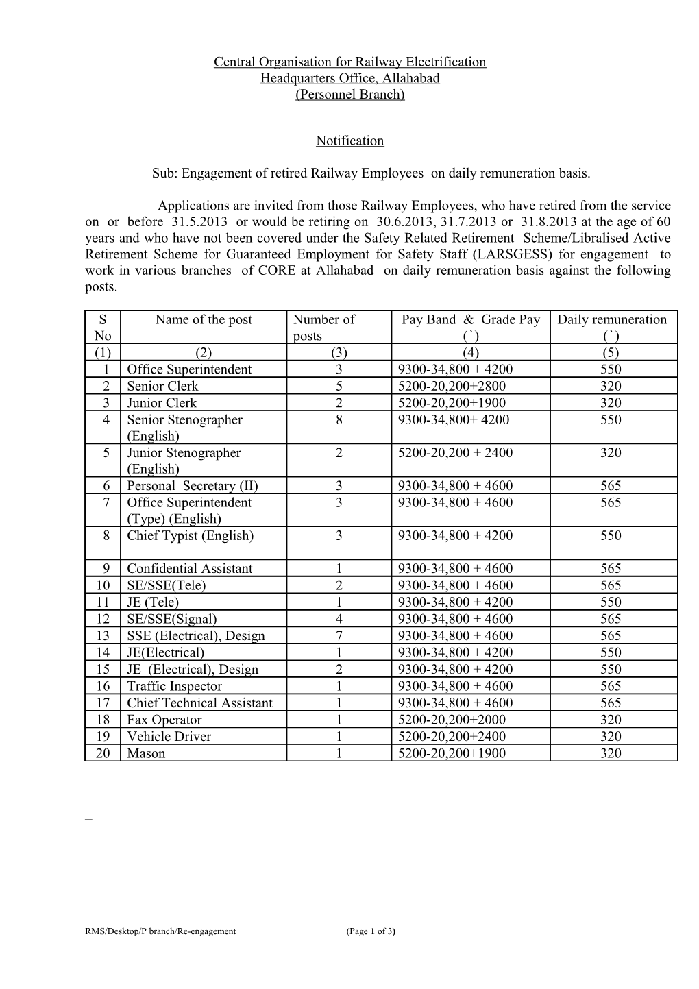 Central Organisation for Railway Electrification