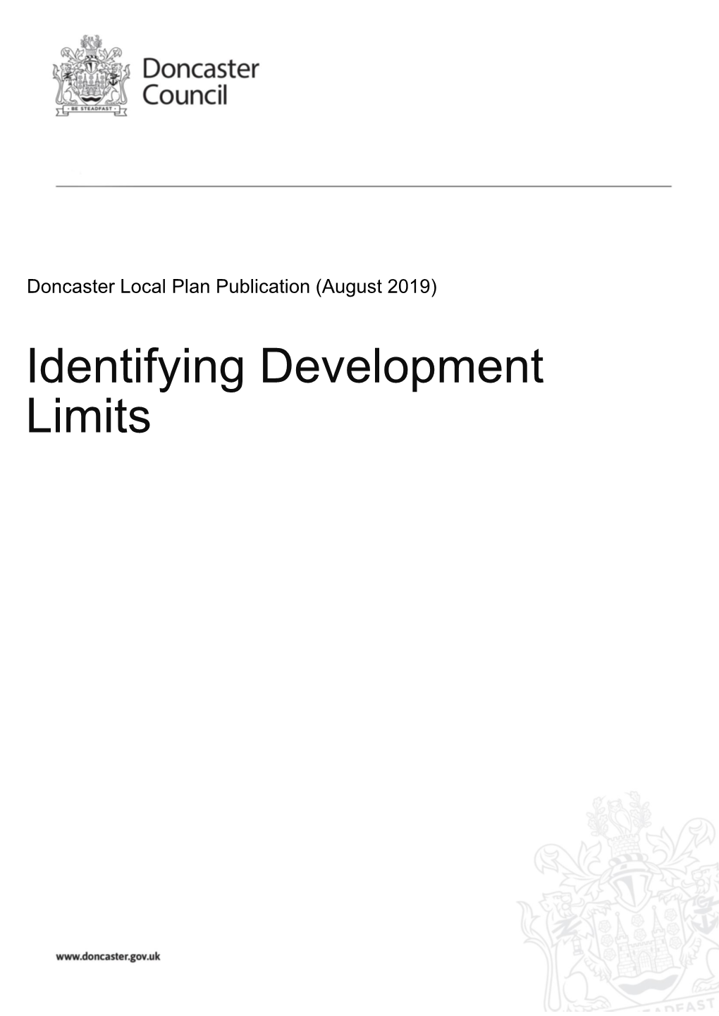 Identifying Development Limits