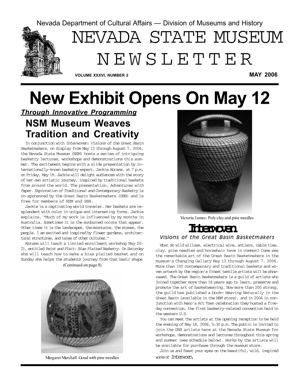 Nevada State Museum Newsletter