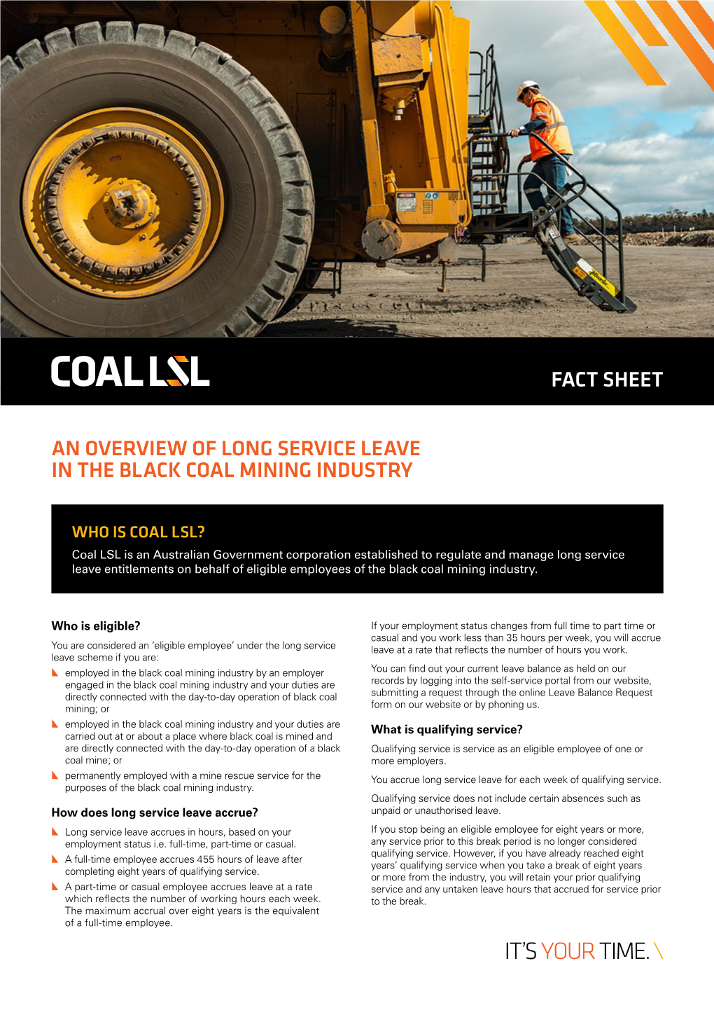 Overview of Long Service Leave in Black Coal Mining
