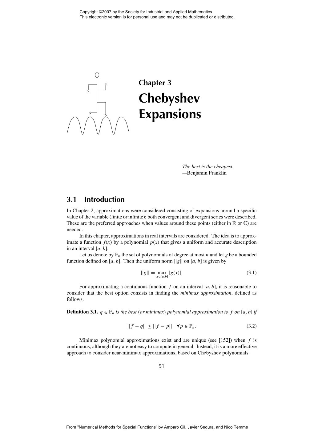 Chebyshev Expansions