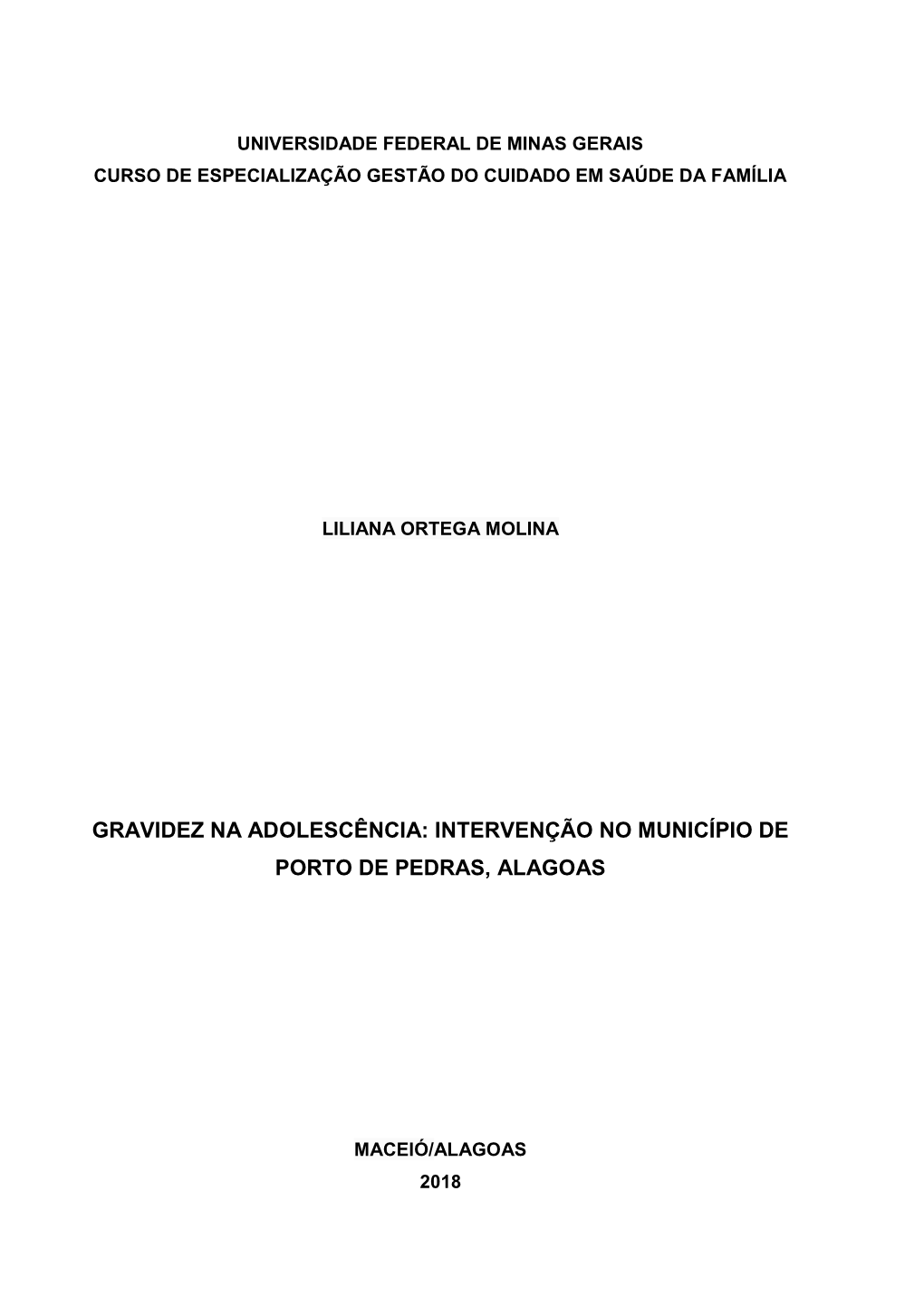 Intervenção No Município De Porto De Pedras, Alagoas