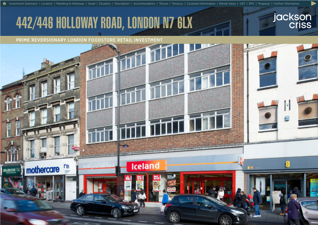 442/446 Holloway Road, London N7 6Lx