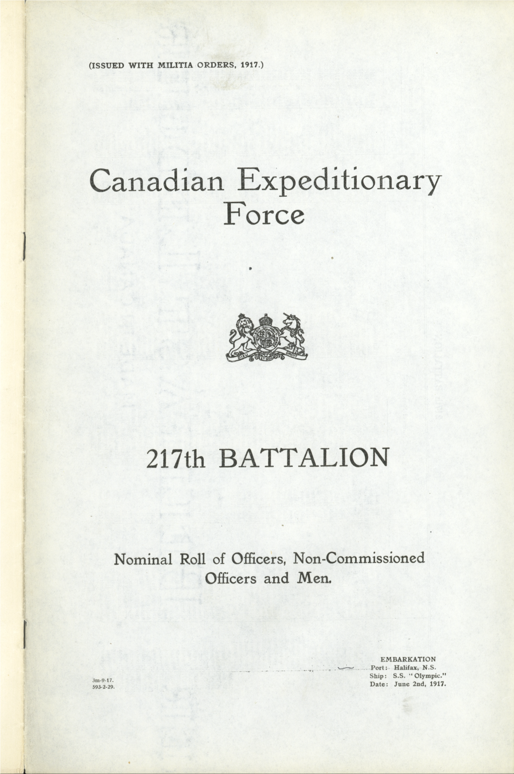 Canadian Expeditionary Force