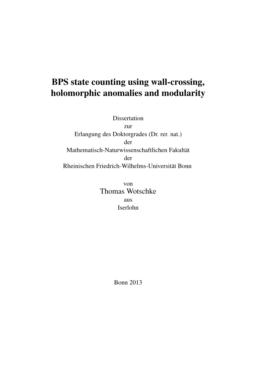 BPS State Counting Using Wall-Crossing, Holomorphic Anomalies and Modularity