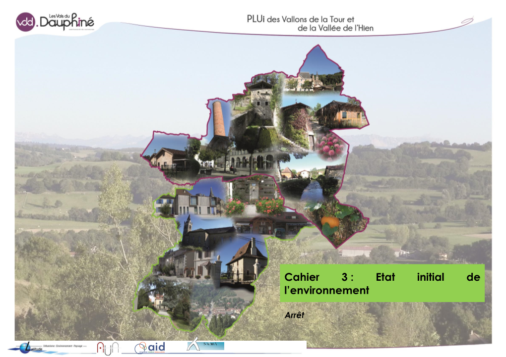 Cahier 3 : Etat Initial De L'environnement