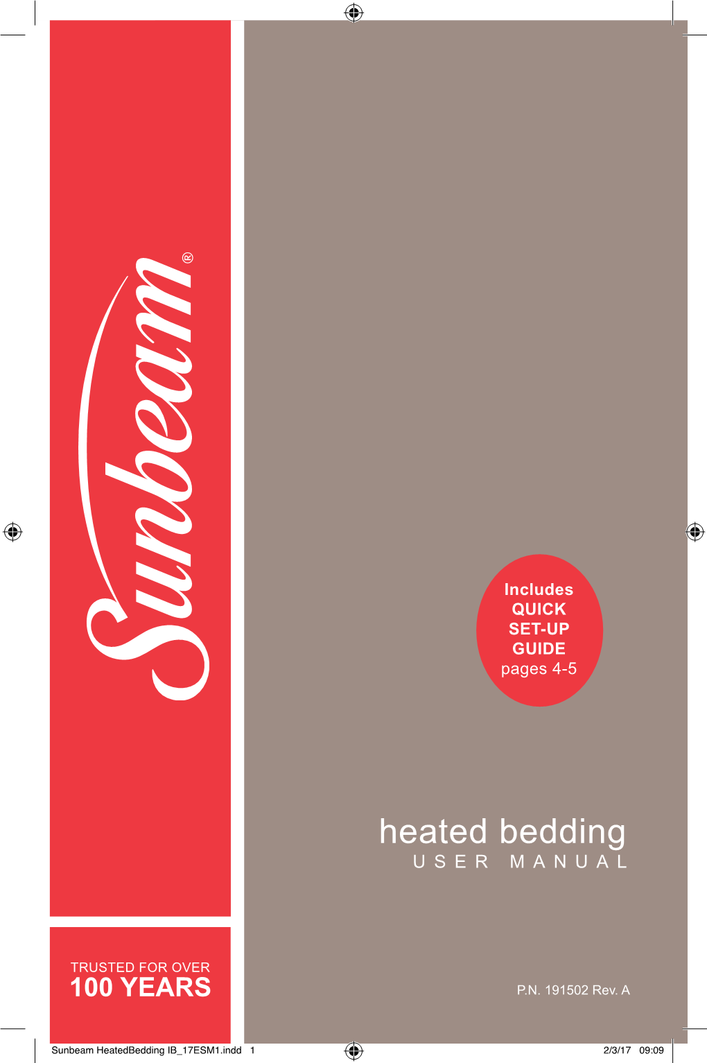 Heated Bedding USER MANUAL