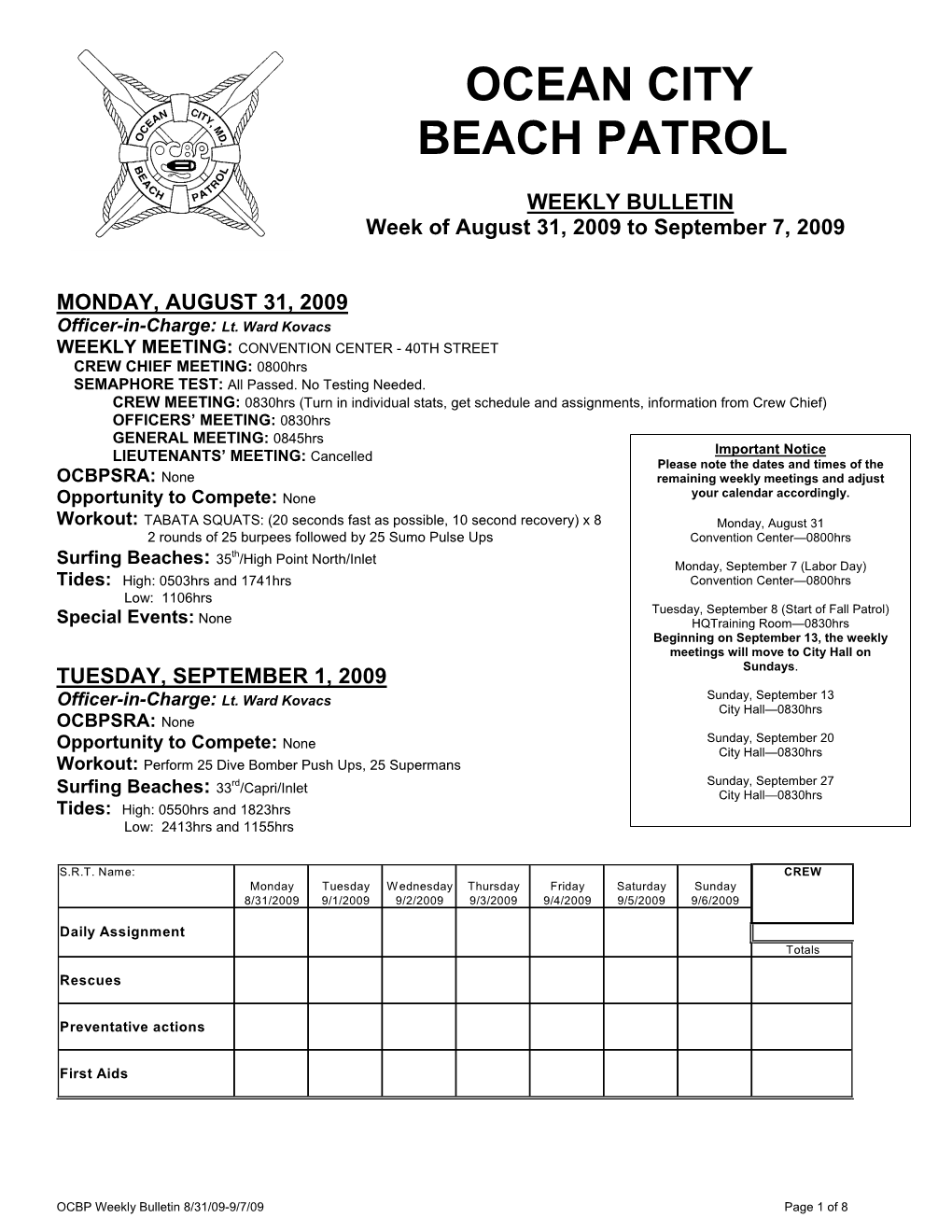 Ocean City Beach Patrol