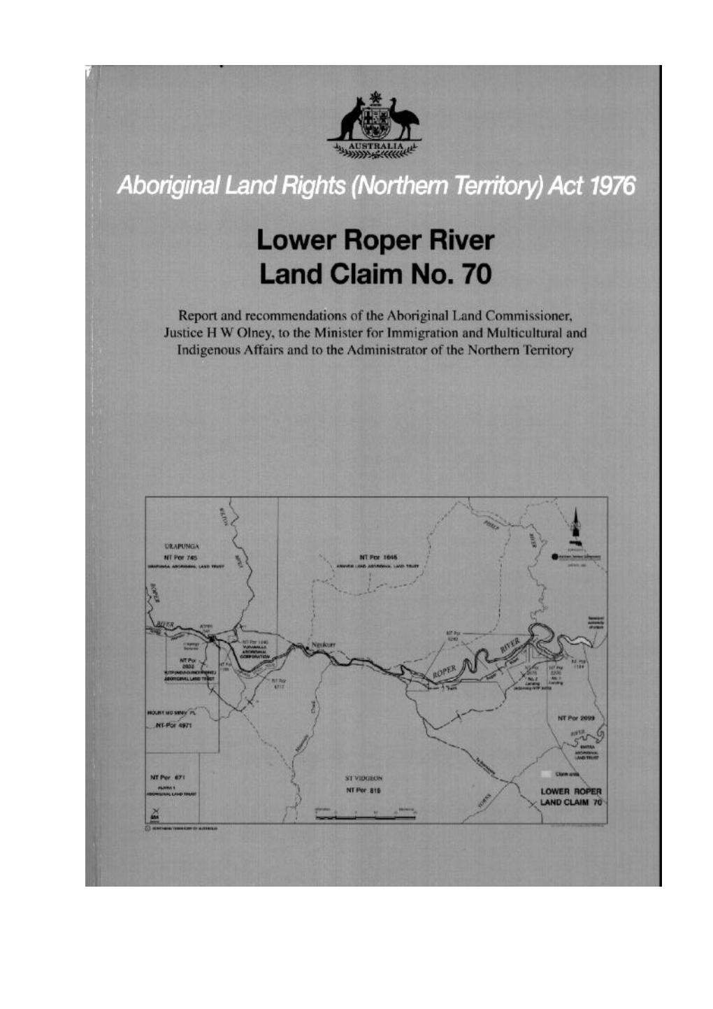 Lower Roper River Land Claim