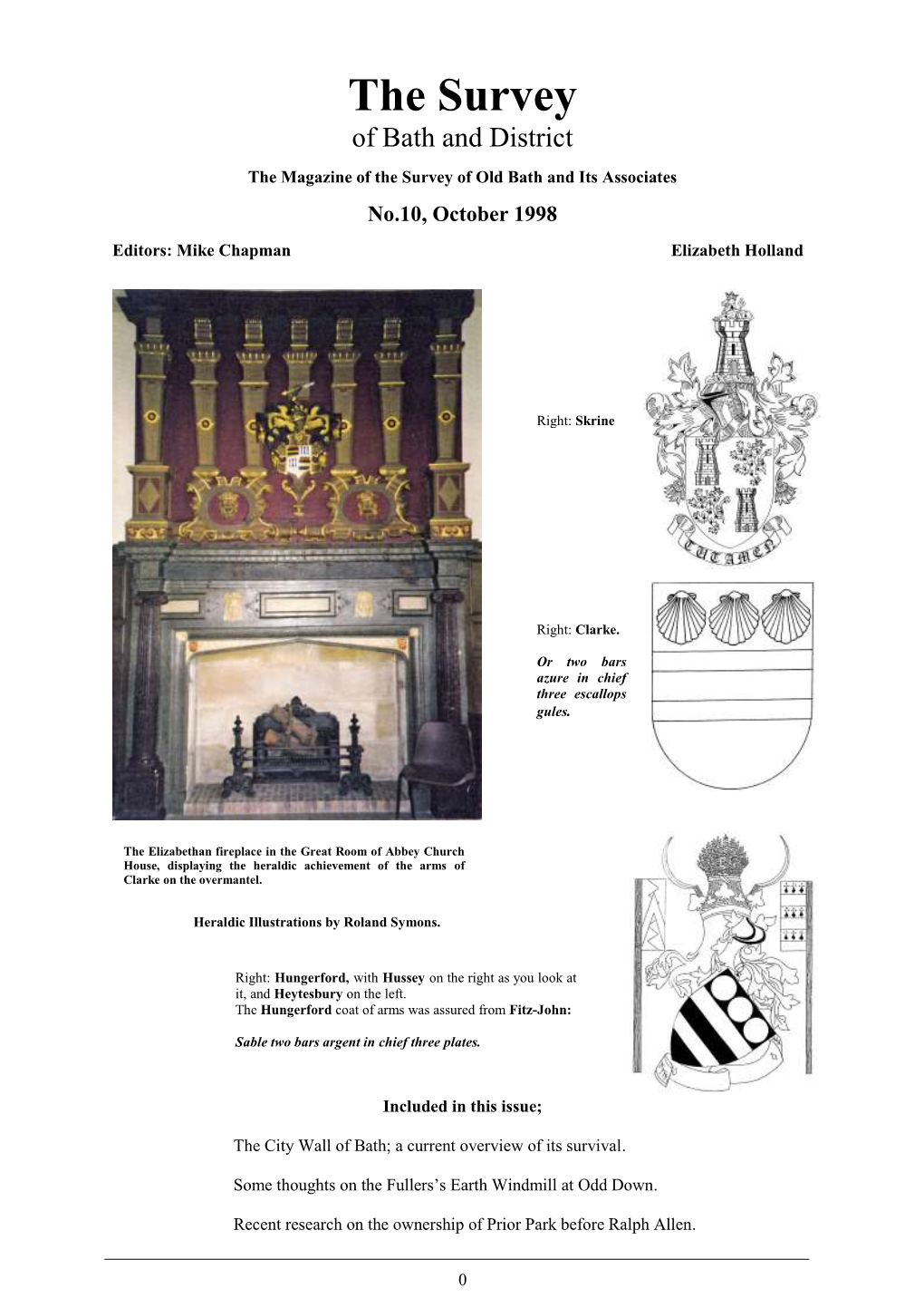 The Survey of Bath and District