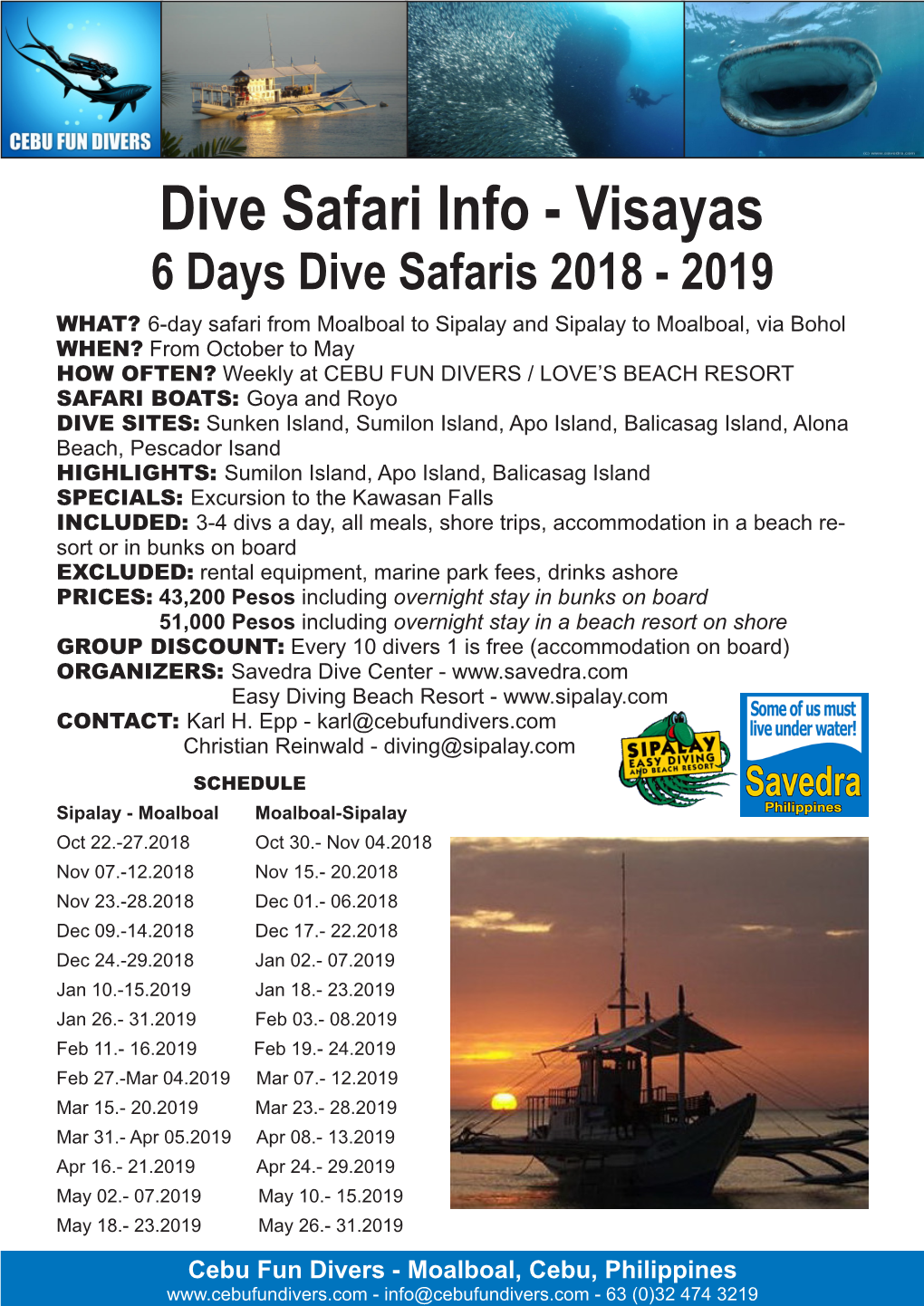 Dive Safari Info