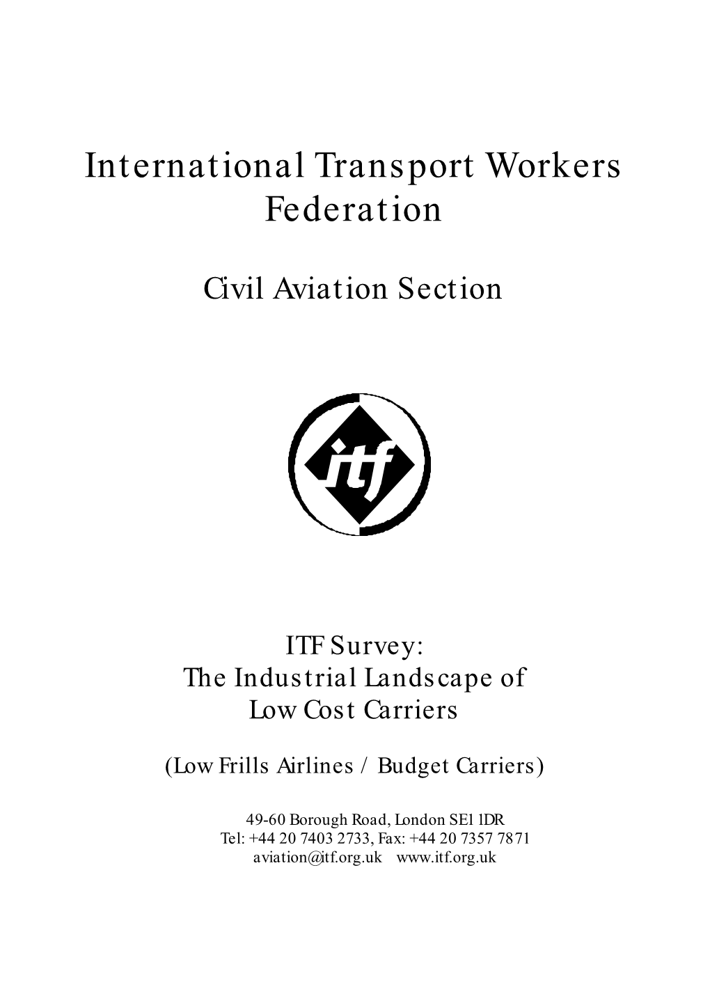 International Transport Workers Federation