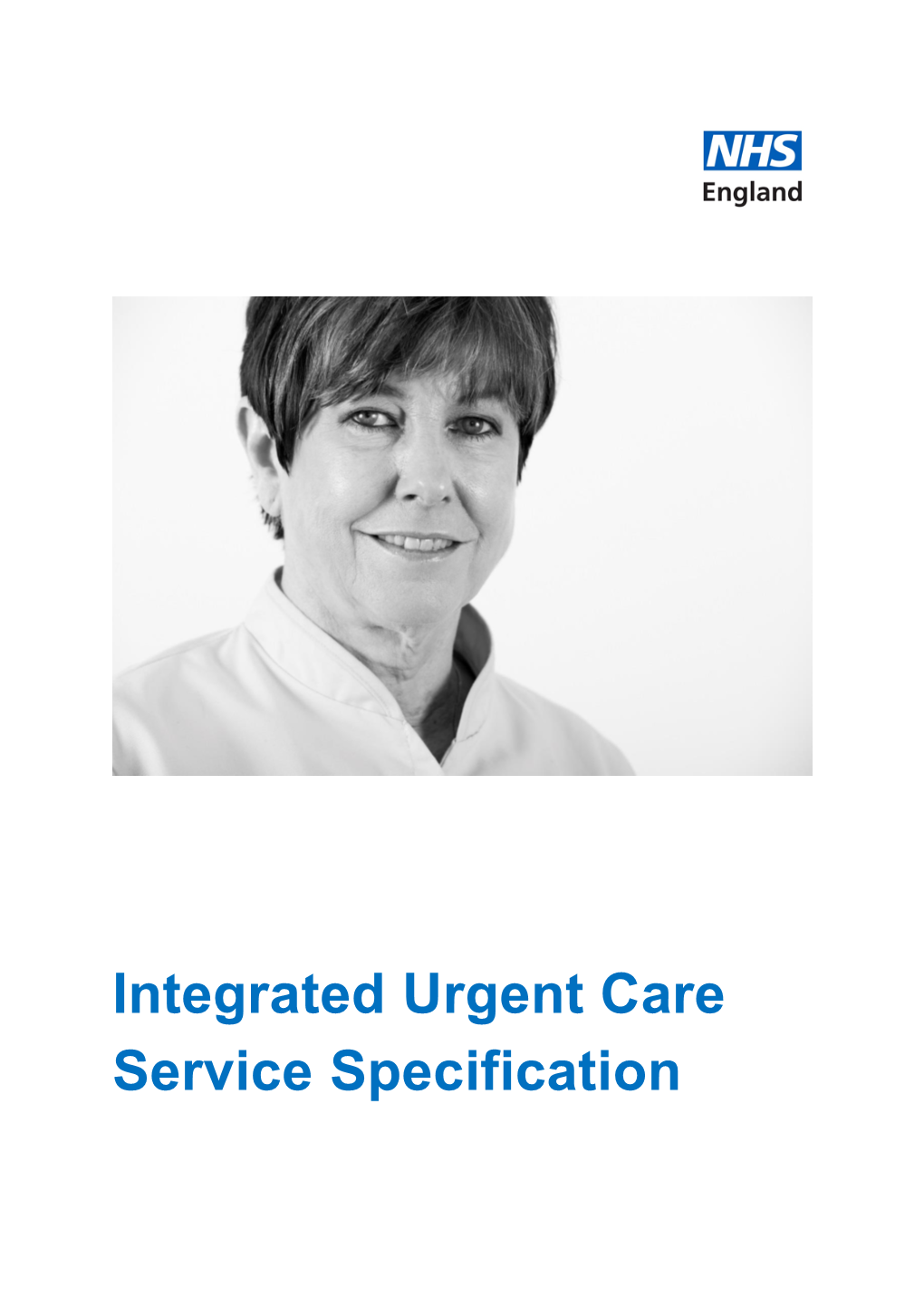 Integrated Urgent Care Service Specification