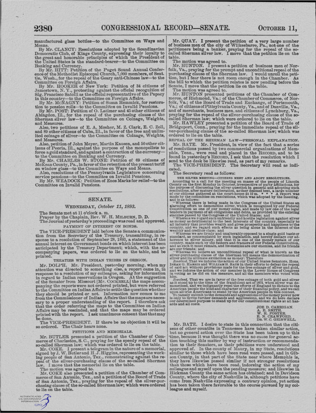 Congressional Record-Senate