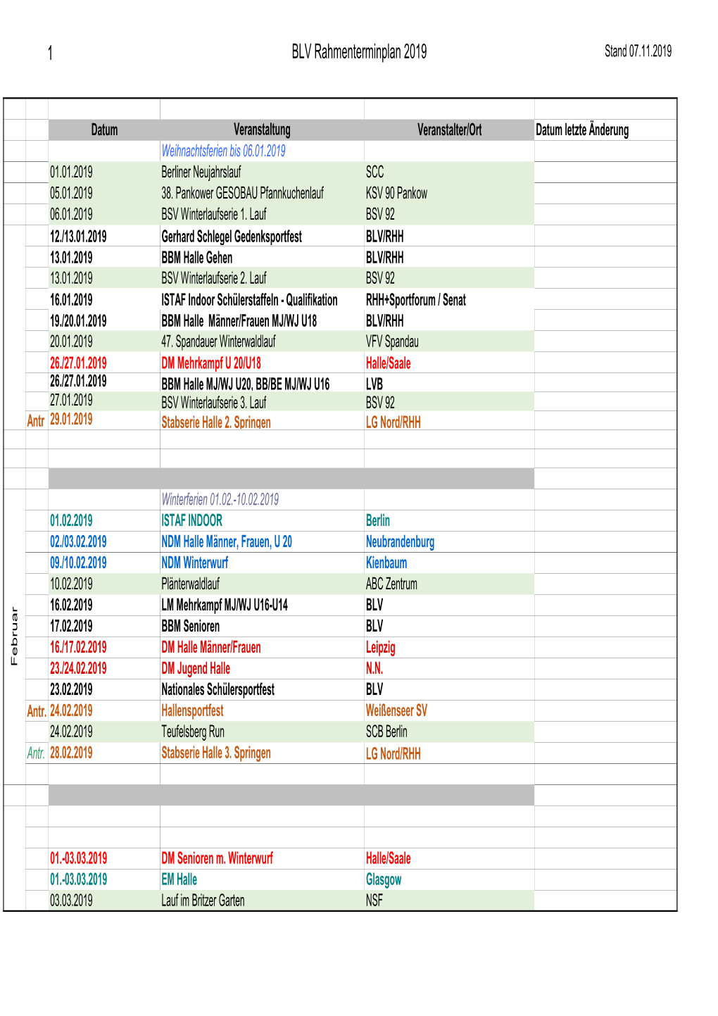 1 BLV Rahmenterminplan 2019 Stand 07.11.2019