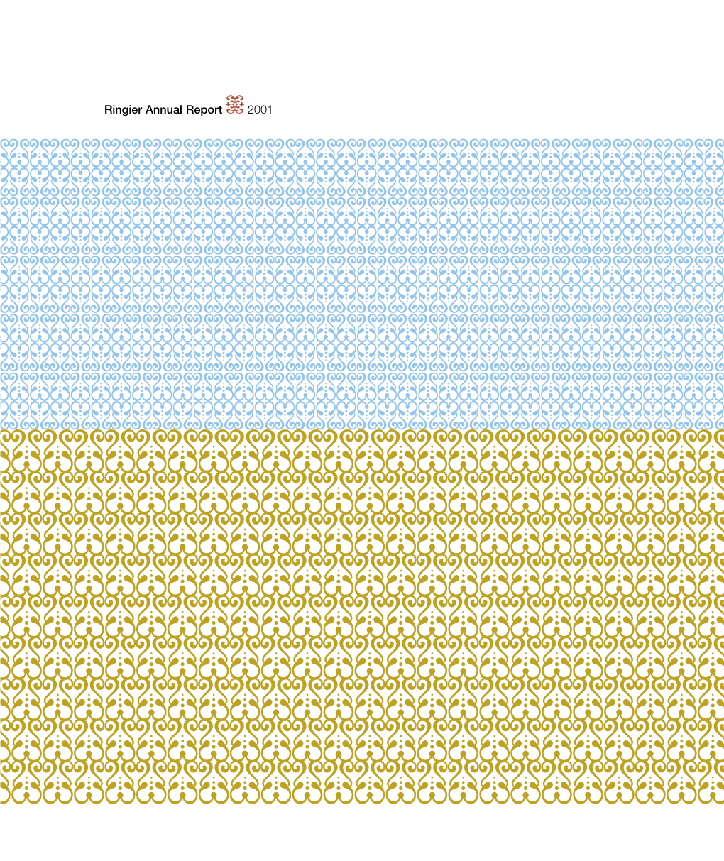 Page 1 Ringier Annual Report F 2001