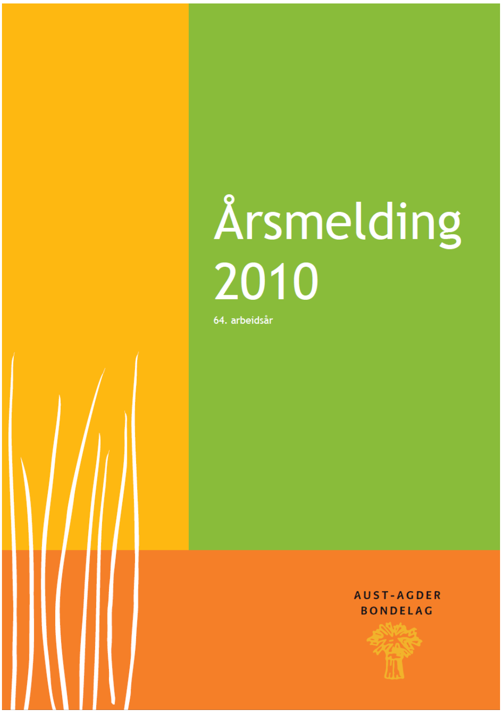 Aust-Agder Årsmelding 2010.Pdf