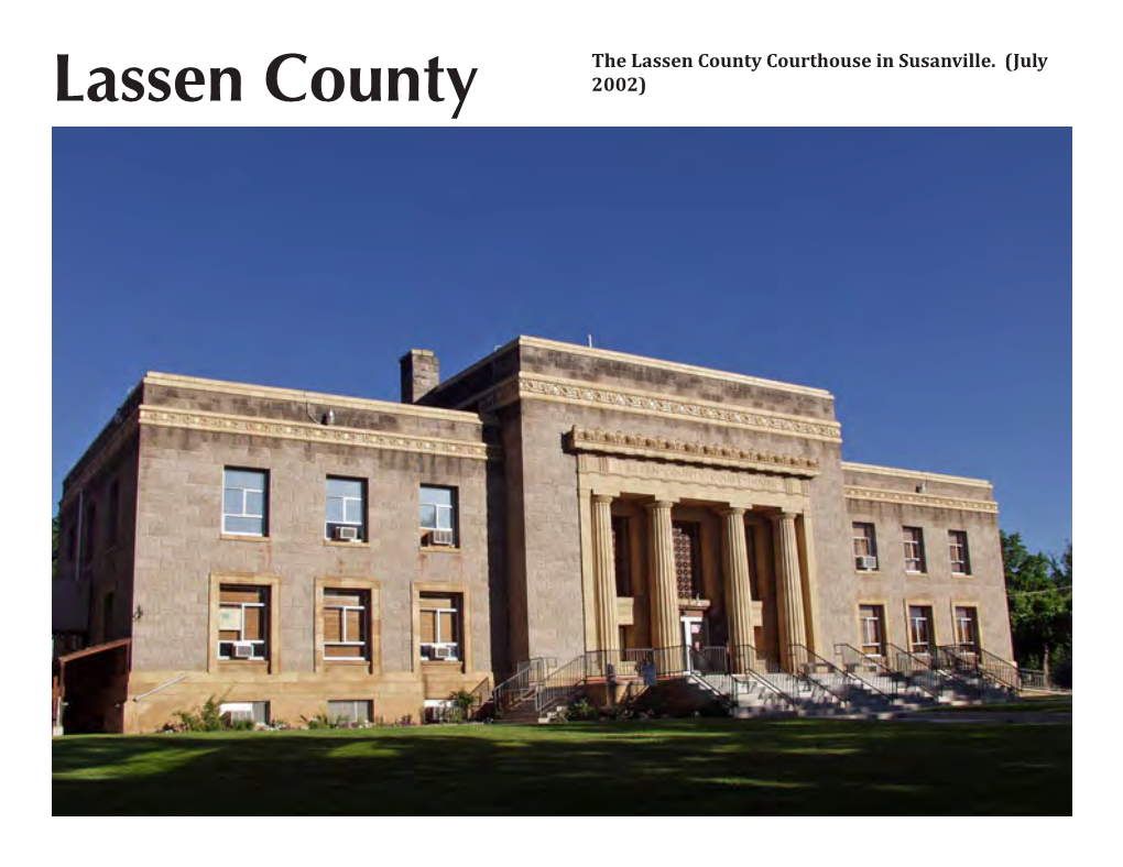 Lassen County Courthouse in Susanville