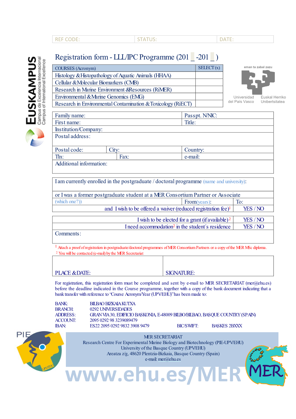 LLL/IPC Registration Form